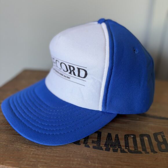 Vintage 80s Trucker Hat Record Quarter Horse Racing Magazine Foam Snapback New - Picture 9 of 15